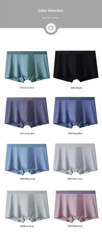 กางเกงในชายไม่มีรอยต่อ Modal-Feel กางเกงบ็อกเซอร์ชาย Breathable Antibiotic Crotch กางเกงขาสั้นผู้ชายผู้ชายชุดชั้นในกางเกงขาสั้น — image 16