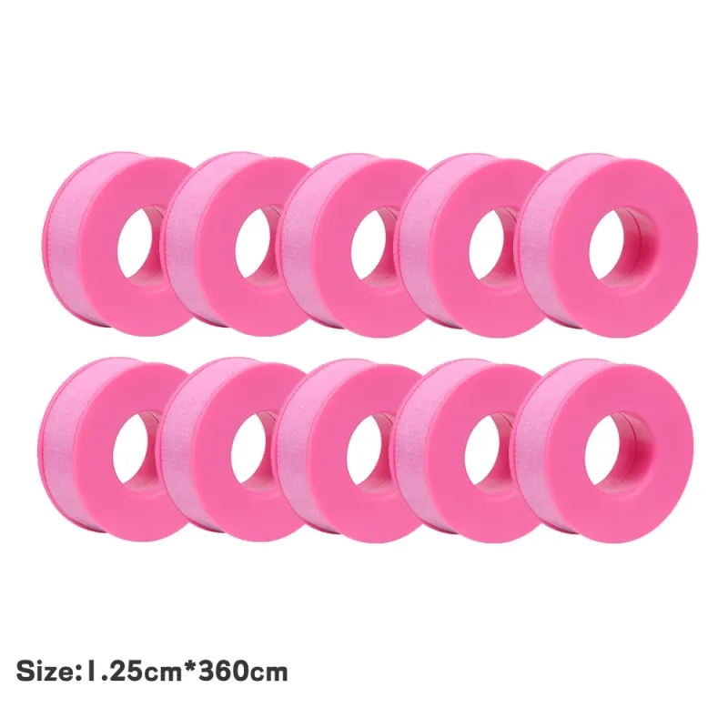 5/10 Rollen Silikon-Gel-Klebeband für Wimpernverlängerungen, nicht gewebt, atmungsaktiv, für empfindliche Haut, unter den Augen, Wimpernband, Make-up-Werkzeug-Versorgung — image 11