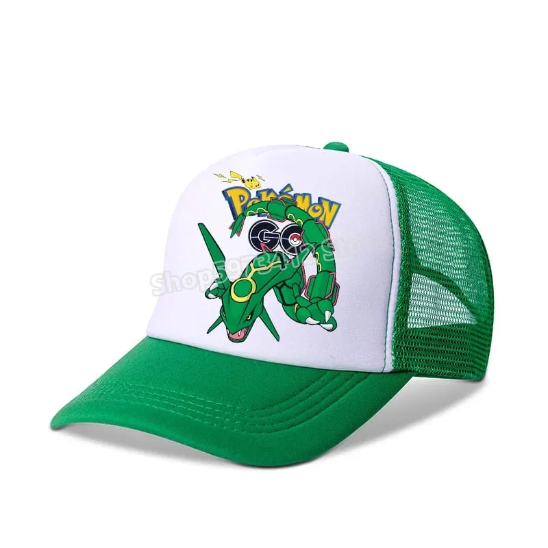 Pokemons Baseball Cap Pikachu Charizard Gengar cartoon Peaked Hat Kid Adult Summer Outdoor Sport Hat Boy Casual Fashion Cap Gift — image 16