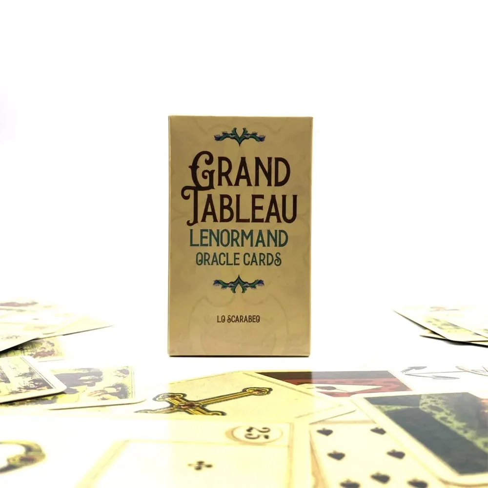 Grand Tableau Lenormand Oracle สำรับเกม Borad สำรับการทำนายภาษาอังกฤษ 36 เกมพร้อมคู่มือกระดาษ — image 3