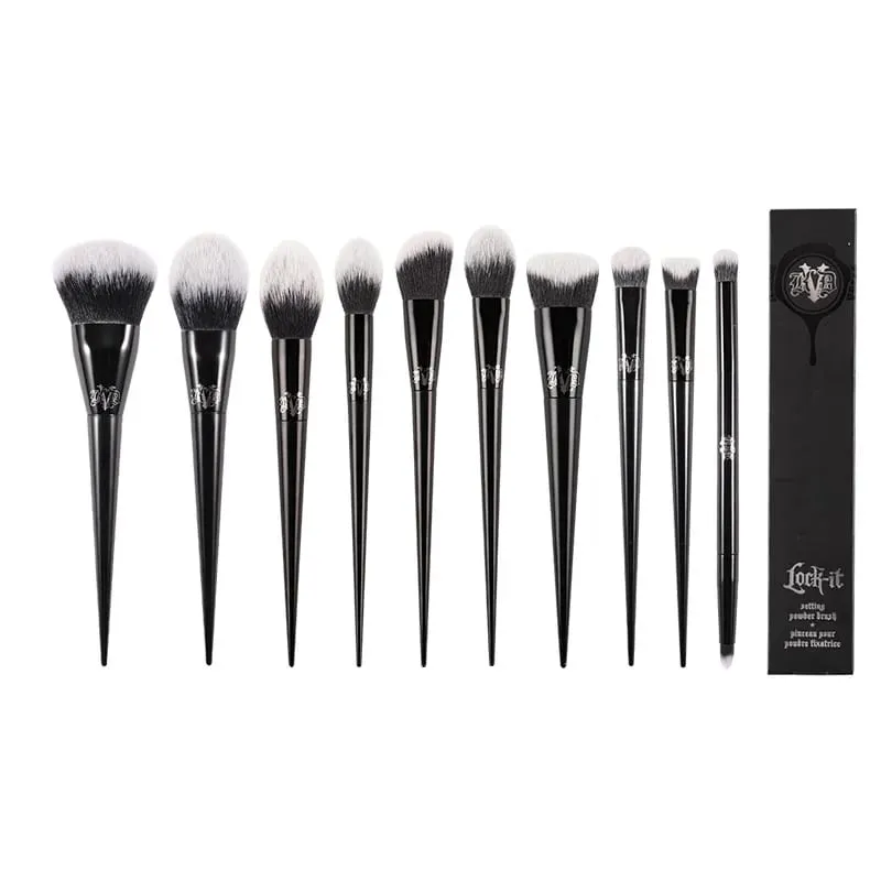 KVD Makeup Brushes Series Blusher Powder Foundation Concealer Eye Shadow Blending Cosmetic Beauty Soft Brush Tools Maquiagem — image 1