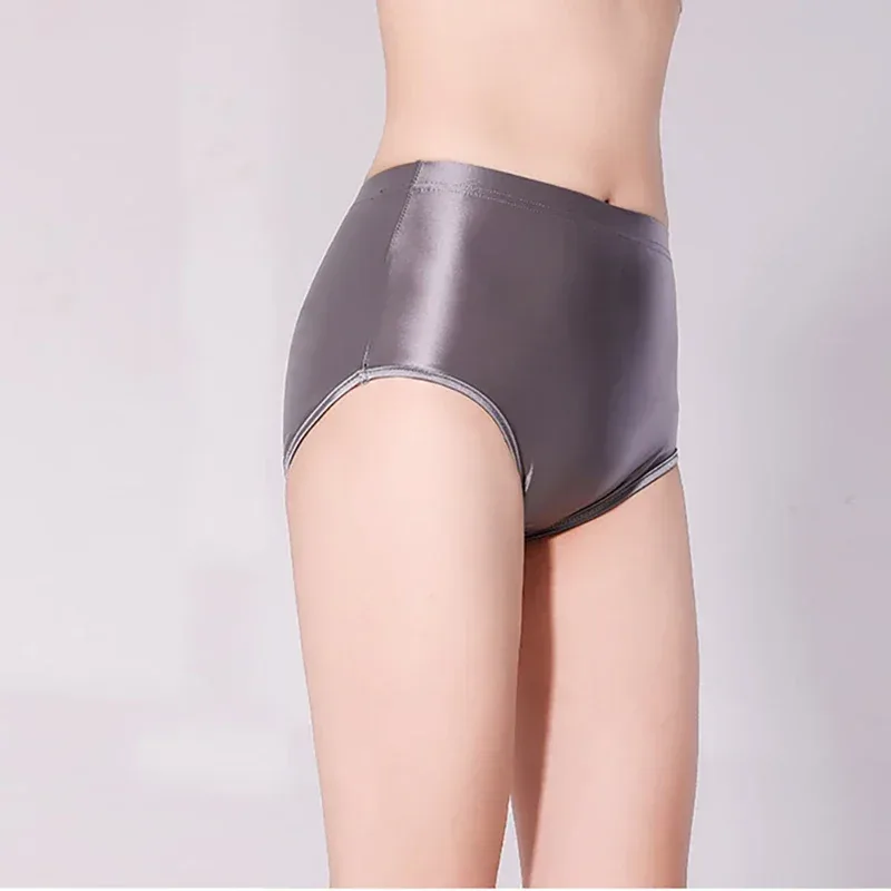 Glossy Seamless Spandex Shorts Silky Smooth Sexy Solid Pants High Waist Tights Biker Running Workout underwear men briefs — image 14