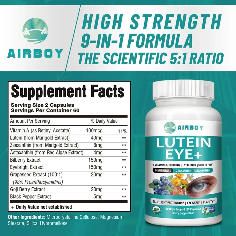 Lutein Eyes - บรรเทาความเมื่อยล้าของดวงตา ปรับปรุงอาการบวมน้ำของดวงตาและปรับปรุงสุขภาพการมองเห็น — image 3