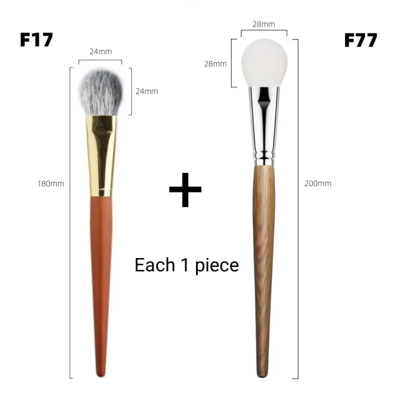 Natural Hair Blush Brush Face Highlighter Shadow Makeup Brushes Natural Goat Hairs Bronzer Pro Essential Cosmetic Tools — image 9