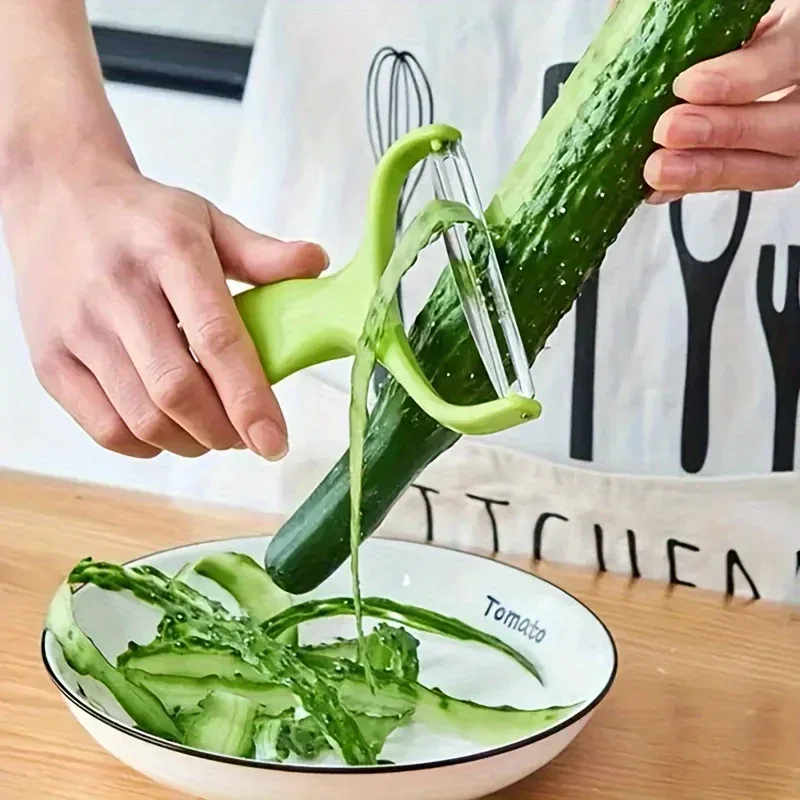 Grand broyeur et trancheur de chou multifonctionnel, coupe-légumes de qualité alimentaire, adapté à la laitue avec éplucheur à lame large, 1 pièce — image 4