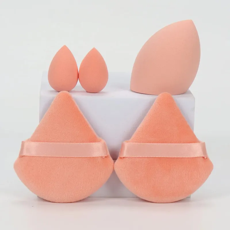 5Pcs Professional Makeup Sponge Set - Soft Gentle Multi-Purpose Tools for Perfect Foundation Powder and Blush Application — image 8