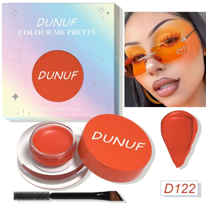 Wasserdichte und langlebige matte Lidschatten-Eyeliner-Creme, 12-farbige Augenbrauen-Färbecreme, Multifunktions-Gesichtsfarbe, Creme-Make-up — image 10