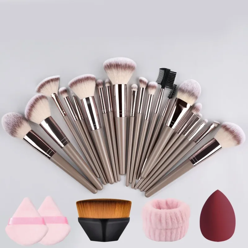 Set di pennelli per trucco da 20 pezzi Professionale Dettagli super morbidi Blush evidenziatore Fondotinta correttore Pennello per ombretto Strumento di bellezza per donna — image 32