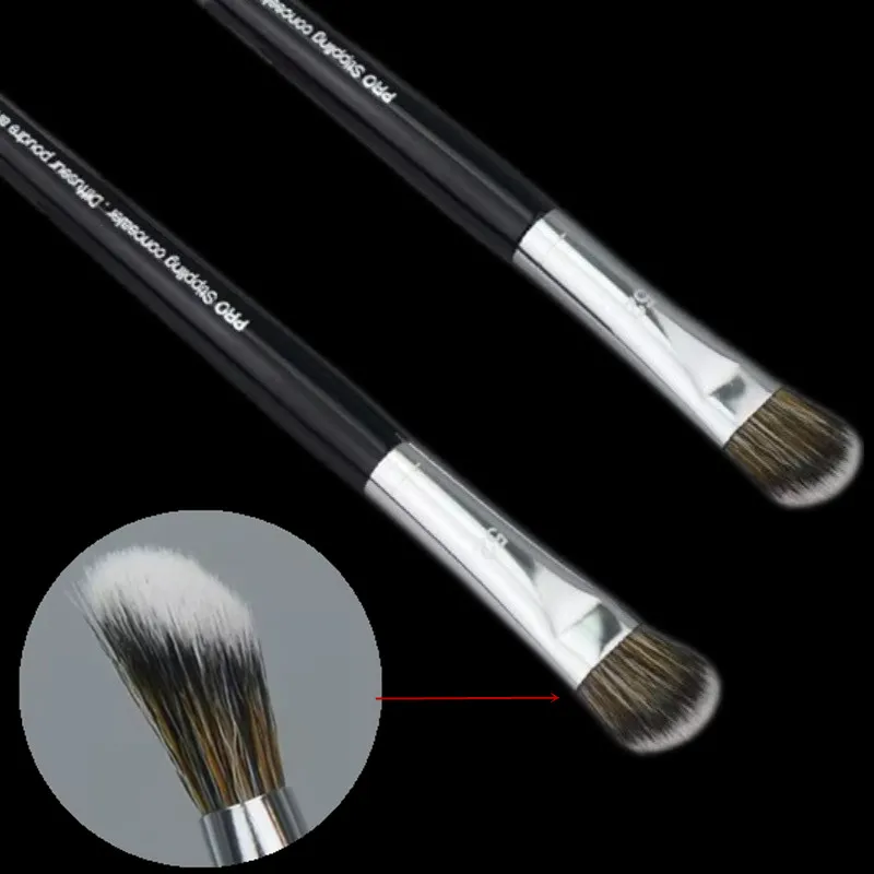1/2Keping Berus Penyapu Bedak Bedak Wajah Penyapu Pembayang Mata Stippling Concealer Berus Alat Mekap model 52# — image 1