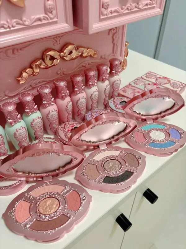 Bunga Tahu Meja Rias Berukir Malam Pertengahan Musim Panas Set Kado Rias Allin — image 7