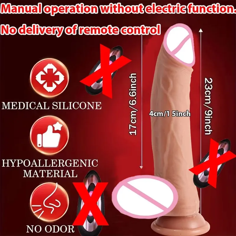 Dildo 8.66-in-1 Thrust & โหมดการสั่นสะเทือนซิลิโคนเพศของเล่นระยะไกลความร้อนและการหมุน G-Spot Stimulator สำหรับช่องคลอด Anal ใช้ Party Favor ผลิตภัณฑ์สำหรับผู้ใหญ่ 8.66 นิ้ว — image 9