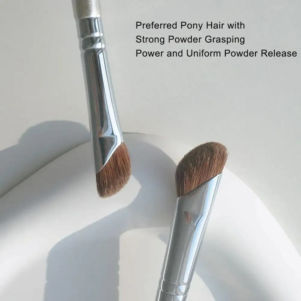 Pennello professionale per contorno naso angolato Pennello piatto per ombra naso Ombreggiatura precisa Pennelli per trucco per contorno del ponte nasale