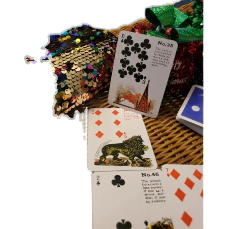 Gypsy Witch Fortune Cards Lenormand Deck Kad Tarot untuk Pemula Oracle Card Game Board Game Toy — image 5