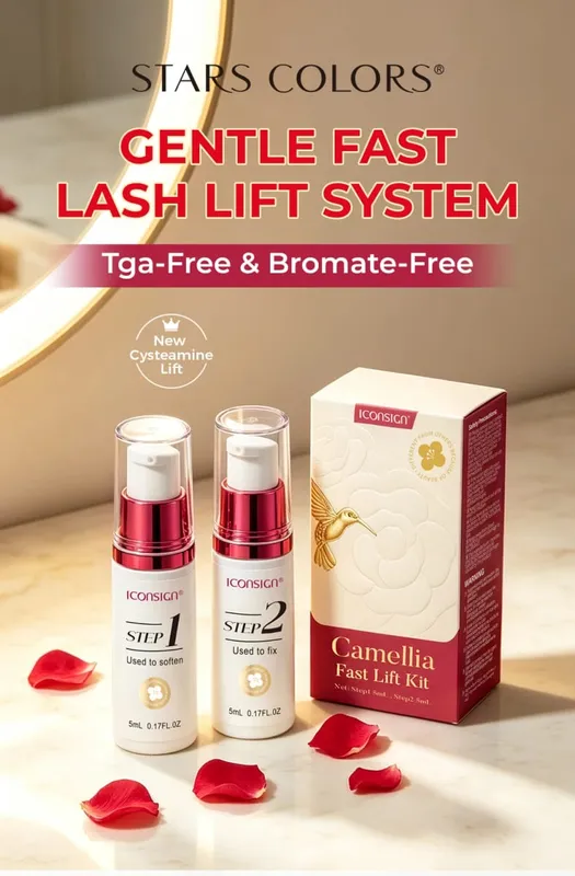 Camellia Fast Lift Set 8-Free Clean Formula Perming Maquillage Cosmétiques Lifting Set