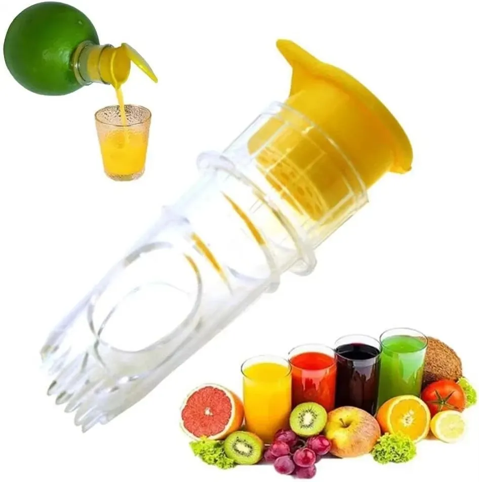 2/1Pcs คู่มือเครื่องคั้นน้ำผลไม้มะนาวแบบพกพา Lemon Squeezer ล้างทำความสะอาดได้สำหรับมะนาวส้มมะนาว Citrus Easy JUICE EXTRACTOR ครัว Sttuff — image 6
