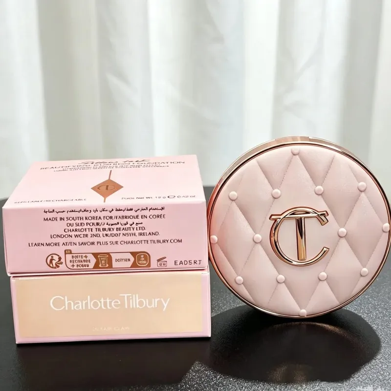 Charlotte Tilbury Concealer Cushion Silky Setting Powder Concealer Přenosný dlouhotrvající podkladový make-up s dárky v krabičce — image 11
