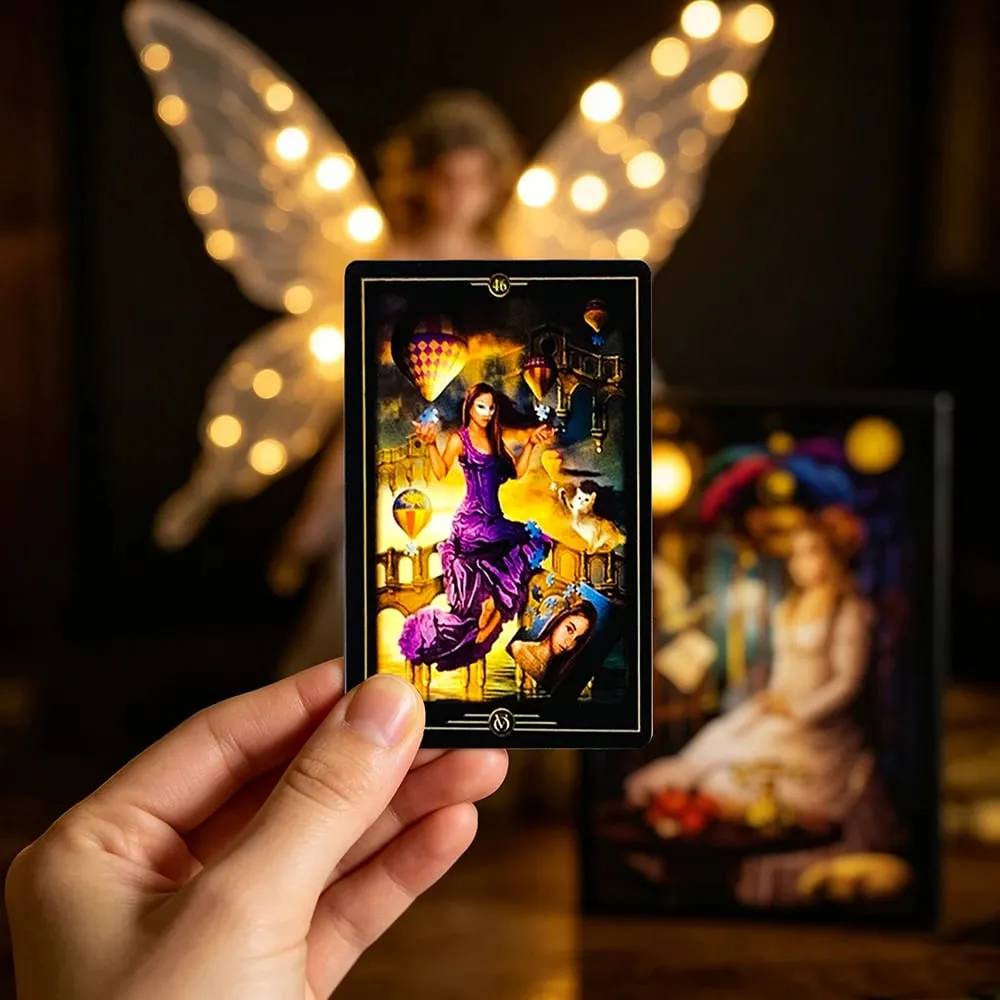 New Oracle Of Visions Cards 52 Deck Divination Metaphysics Oracle Cards Ideal For Travel Meditation & Spiritual Practices — image 5