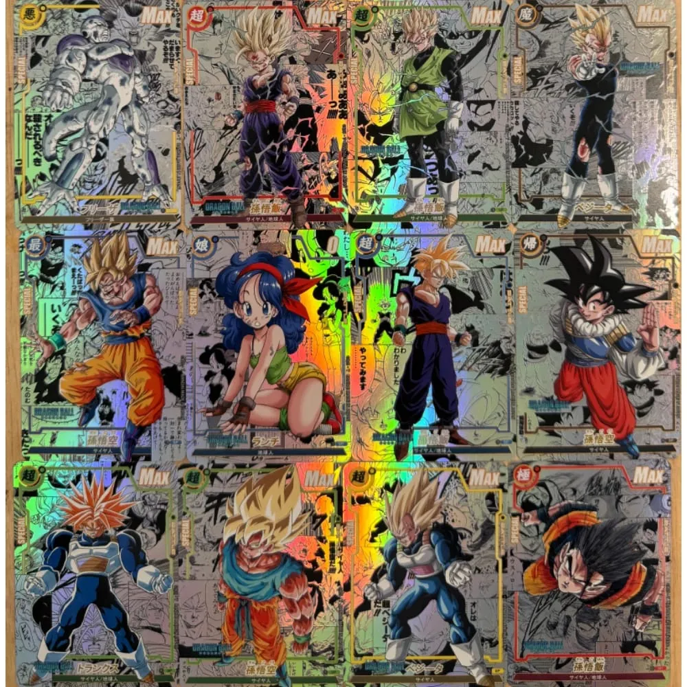 Personaggi anime Dragon Ball Super Bulma Cell Texture abbronzante fatta in casa fai da te Giocattoli di gioco Carta da collezione Regalo di compleanno di Natale — image 4