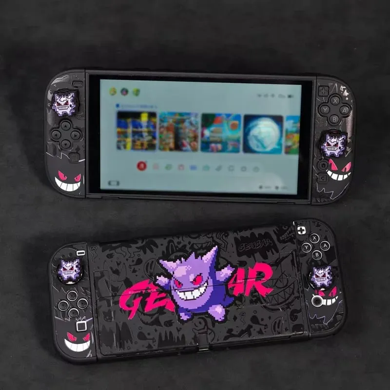 Étui de support Pokemon Gengar pour Nitendo Switch 2, support de poignée amovible, couvercle de protection, capuchon de poignée, accessoires de jeu — image 3