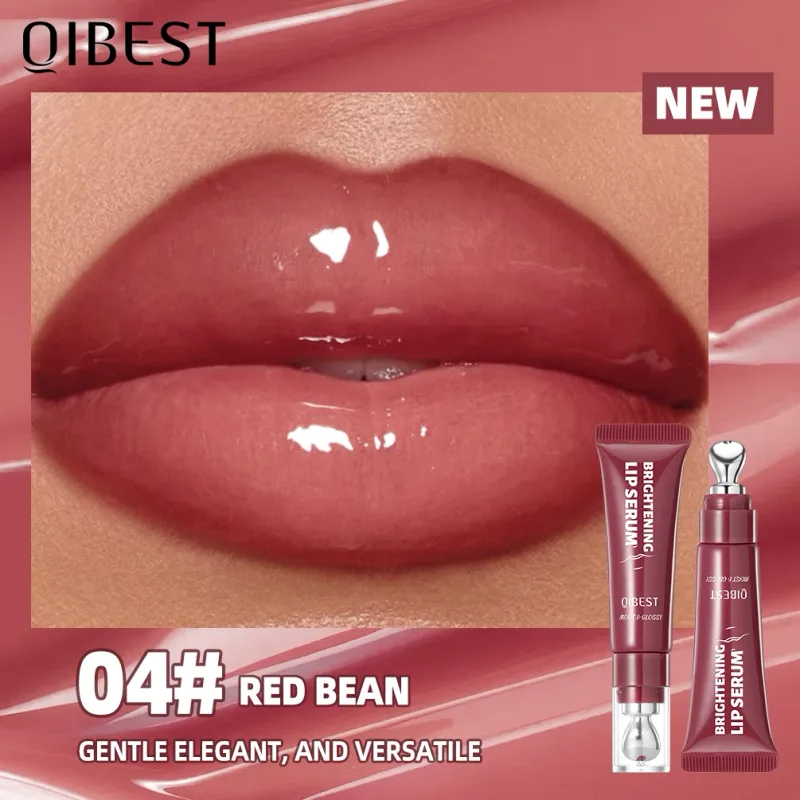 Mirror Pearl Lipgloss ลิปสติกให้ความชุ่มชื้นยาวนาน Shine Glitter Lip Glaze Non Stick Cup Jelly Pout Lip Tint แต่งหน้า — image 8