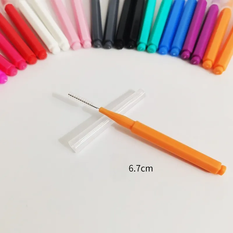 5-50PS Portable Mini Eyebrow Brushes Disposable Eyelash Brow Lifting Brush Applicators Lash Extension Comb Beauty Makeup Tools — image 6