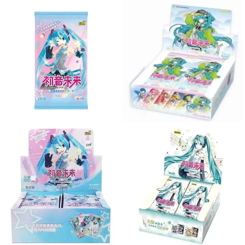 Original Hatsune Miku Card Charm Pack Shining Superstar Party Show Cards CR ODER UTR Rare Collection Kartenspielzeug — image 1