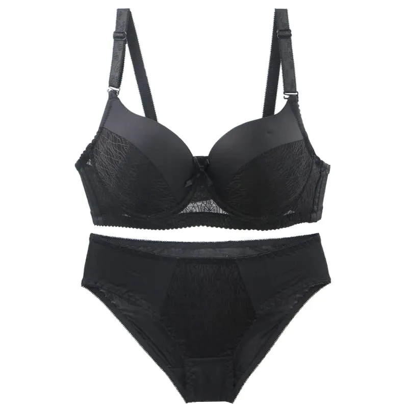 DaiNaFang Sømløs Justerbar Minimizer BH Sæt Åndbar Push Up Side Support Svedsikkert Lingeri ABC Cup Undertøj — image 3