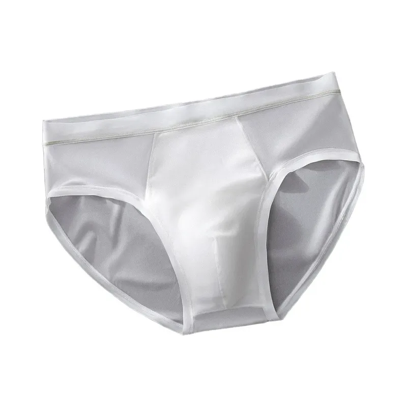 Nam Liền Mạch Ice Silk Quần Đùi Quần Lót Phồng Túi Chắc Chắn Thoáng Khí Quần Lót Gợi Cảm U Lồi Túi Quần Lót Quần Lót — image 10