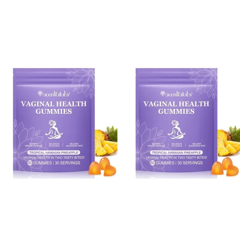 Acentiallabs กัมมี่สุขภาพช่องคลอดพร้อม Bacillus Coagulans และวิตามินซีรองรับการป้องกันภูมิคุ้มกันและความสมดุลของค่า pH 60 กัมมี่ — image 8