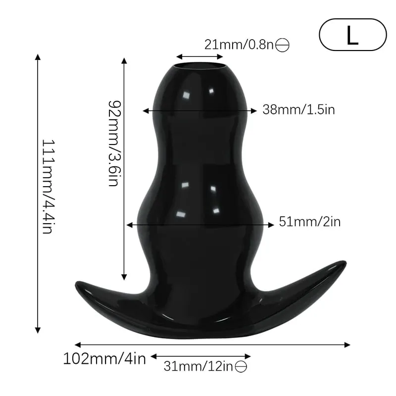 5 velikostí dutý anální kolík/dilatátor/dildo Soft Speculum Sada análních kolíků pro masáž prostaty Intimní/klystýrové sexuální hračky pro ženy Muži Gay — image 14