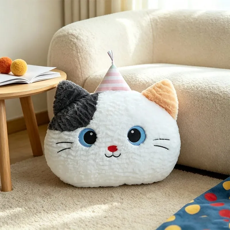 40CM Kawaii Cartoon Animal Plush Pillow Soft Stuffed Soft Fox Sheep Frog Cat Seal Dog Pig Cushion Funny Home Decoration Gifts — image 12