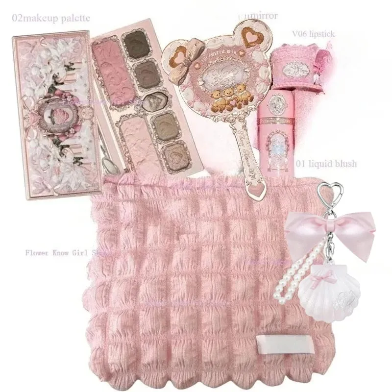 Flower Knows ALL IN ONE Makeup Kit Kompletní sada profesionálních obličejových paletek s očními stíny na rty s tuhými parfémy — image 10