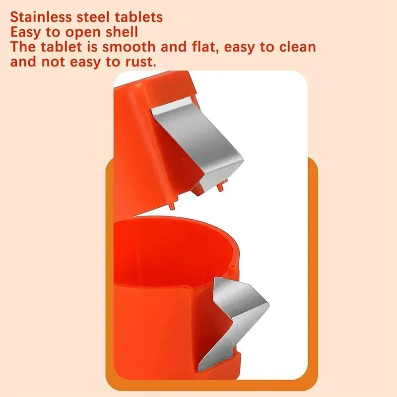 Stainless Steel Eggshell Separator Convenient Opening Eggshells Egg Peeler Kitchen And Home Use Auxiliary Tool For Peeling — image 8