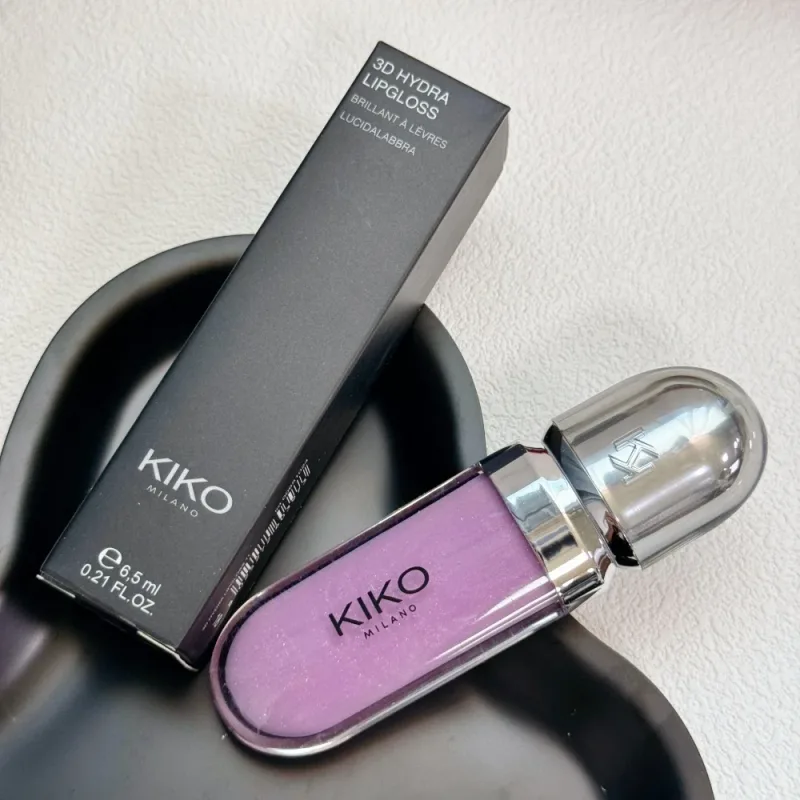 Kiko Asli 3D Cermin Lip Glaze Kalis Air Tidak Luntur dan Cawan Tidak Melekat Warna Pes Kacang Lembut Warna Mata Berkilat Halus Pesona Merah — image 31