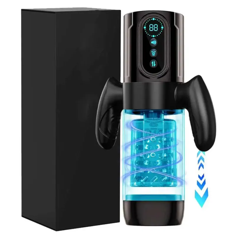 High Speed Automatic Thrusting Rotating Piston Stroker Masturbator Telescopic Vagina Blowjob Masturbation Sex Toys for Men 18 — image 9