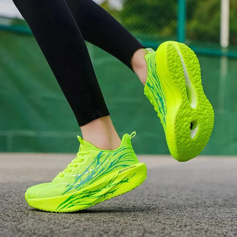Marathon hommes chaussures de course léger femmes confortable athlétique antidérapant baskets carbone conseil spécialité sport respirant — image 4