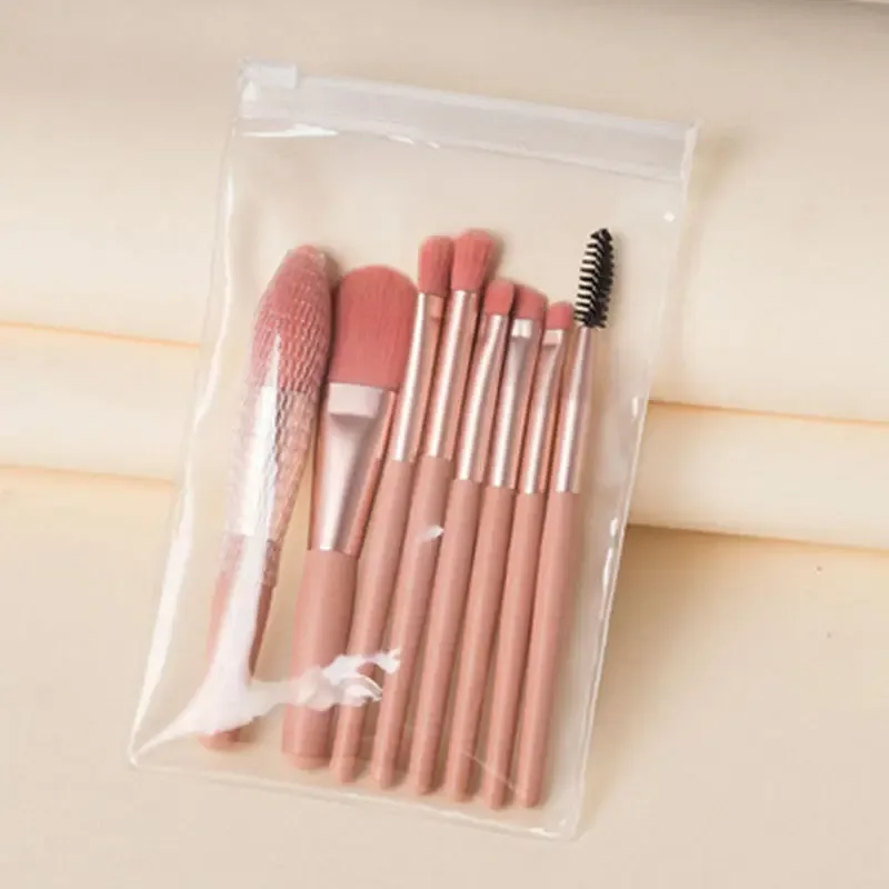8 ชิ้น Macaron แปรงแต่งหน้าชุดอายแชโดว์ Foundation ผู้หญิงแปรงเครื่องสำอาง DIY Blush Powder Blending Beauty Soft Make Up Tools