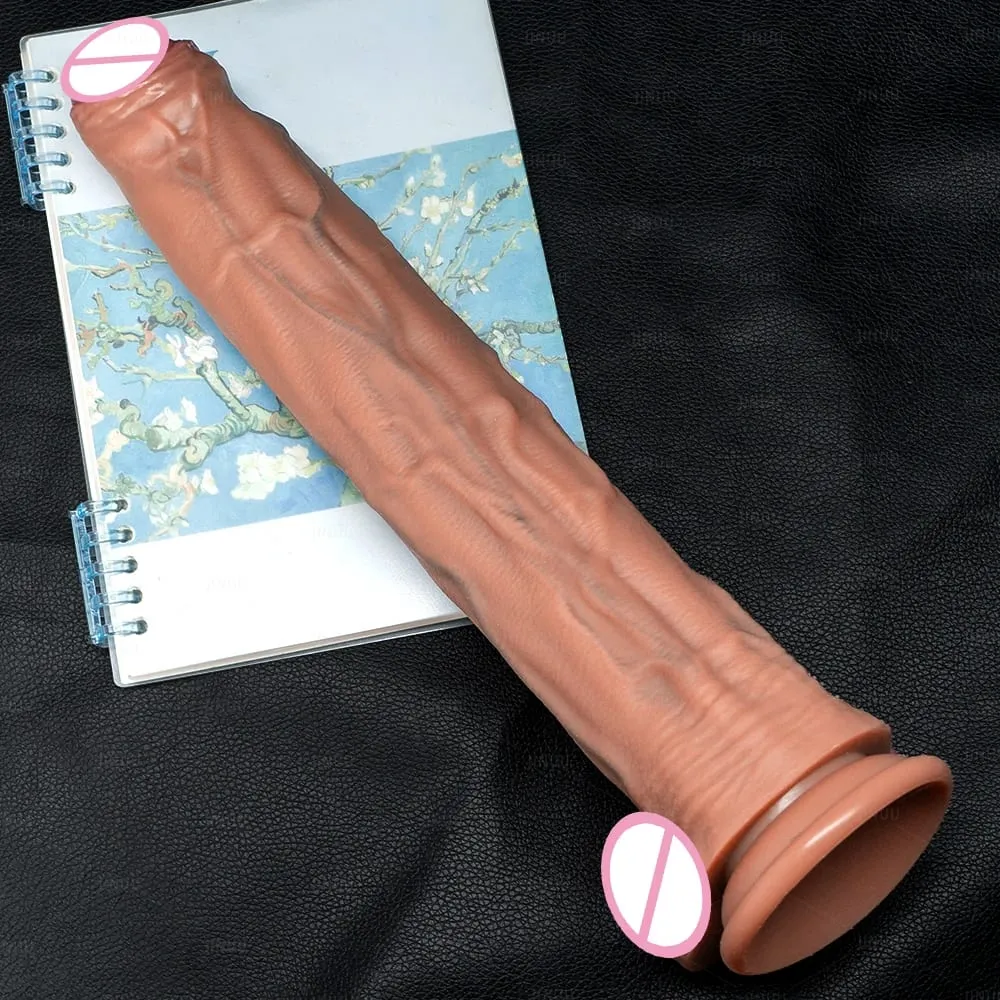 Grand godemiché réaliste en Silicone, 5 tailles, ventouse, énorme pénis, pour Couples, Masturbation, bite douce, femme, homme, jouet sexuel Anal pour adulte — image 5