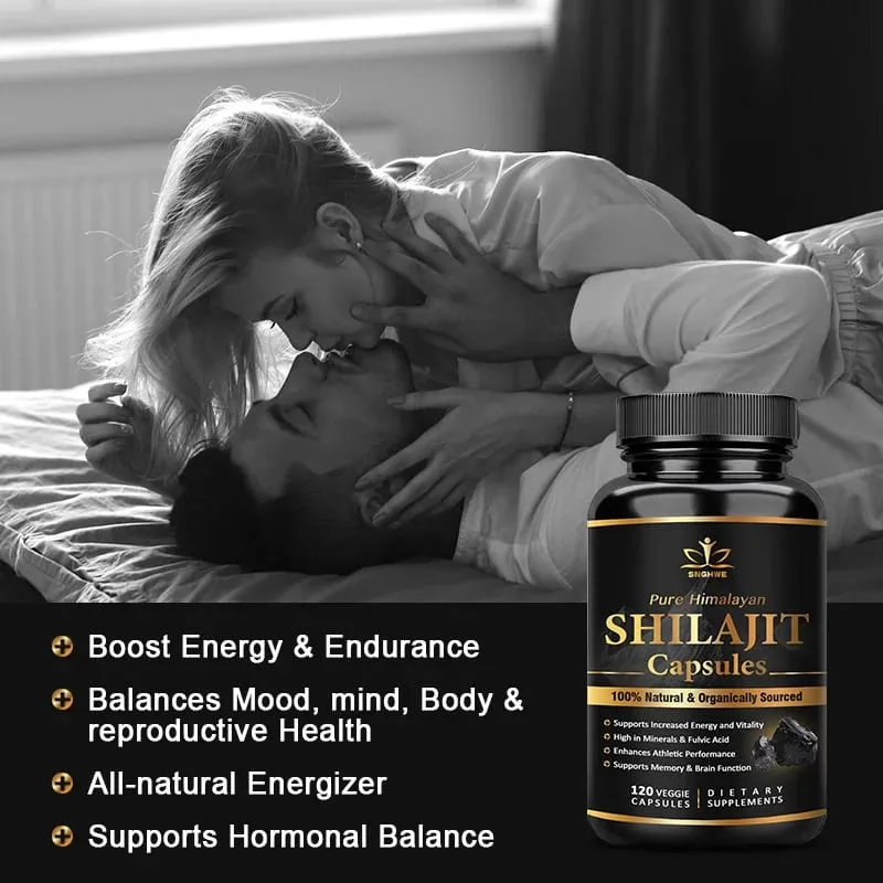 Shilajit Pure Himalayan Organic-Shilajit Integratore con purezza Alto dosaggio e potenza per forza energetica e immunità Uomini e donne — image 3