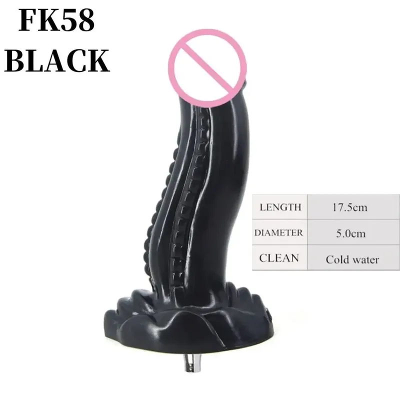 Machine sexuelle gros godes noirs connecteur rapide masturbation vibrateur godes réalistes pour femmes accessoires jouet sexuel pour adultes — image 30