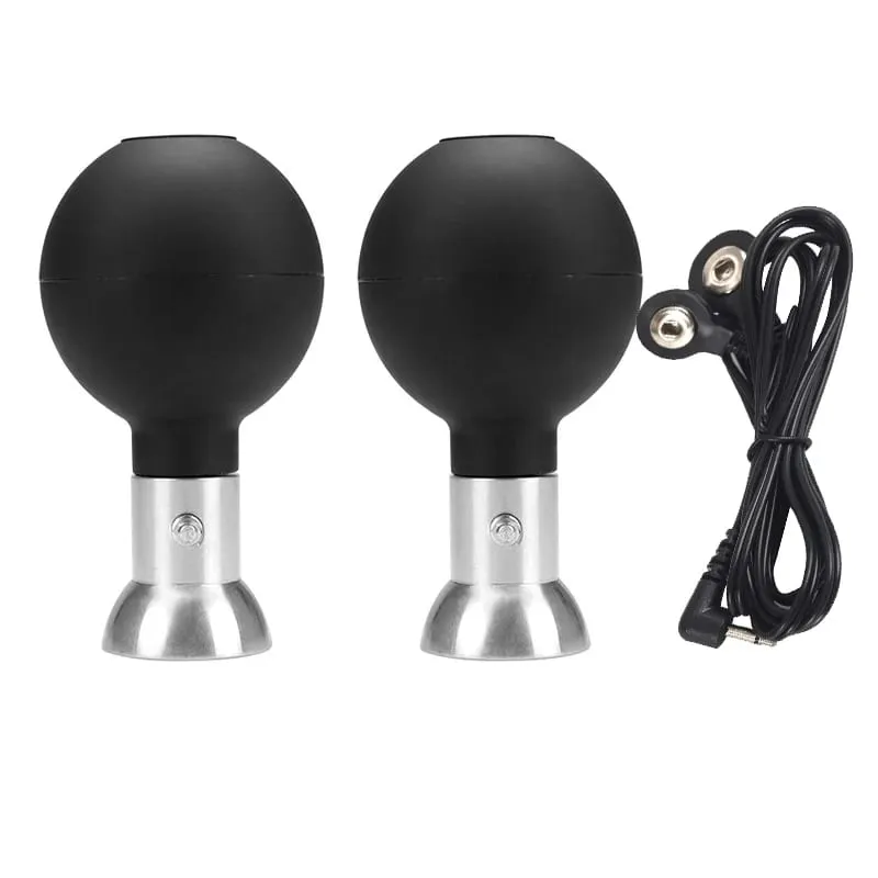 Aksesori Kejutan Elektrik BDSM Pengapit Puting Pengurut Payudara SM Bondage Klip Labia Perangsang Kelentit E-stim Sarung Tangan/Pad Mainan Seks Pasangan — image 24