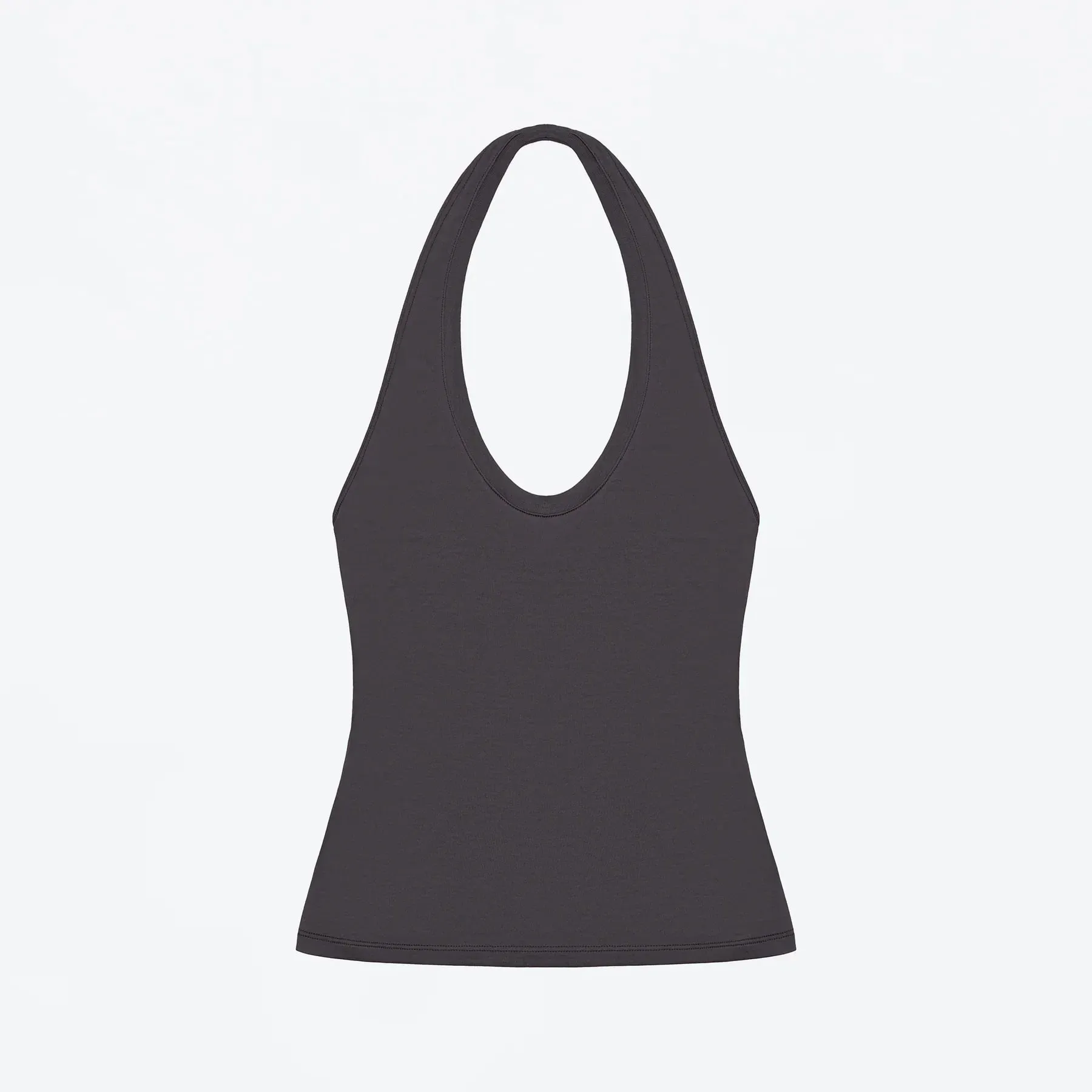 Tank Top na ramiączkach typu halter Wysoka elastyczność Slim Fit Top bez pleców Dekolt w kształcie litery U Wiązany na szyi Top na ramiączkach Slim Fit Wszechstronna odzież wierzchnia Koszula bazowa Spicy Girl Style Top bez rękawów — image 8