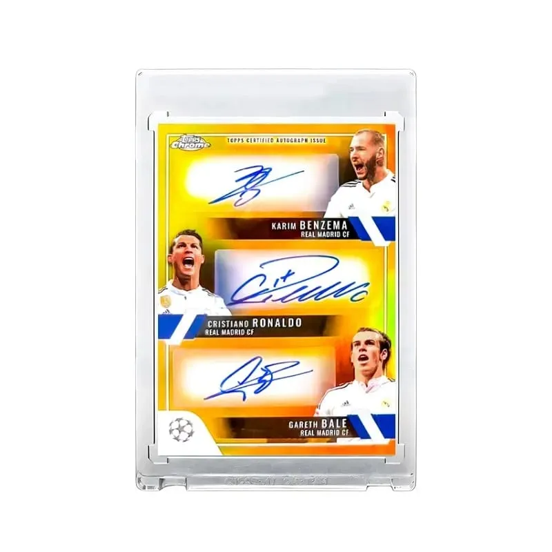 Set di carte da calcio All-Star fai-da-te con confezione regalo di compleanno per Messi Ronaldo e Mbappé per la collezione di carte per ragazzi di calcio — image 4