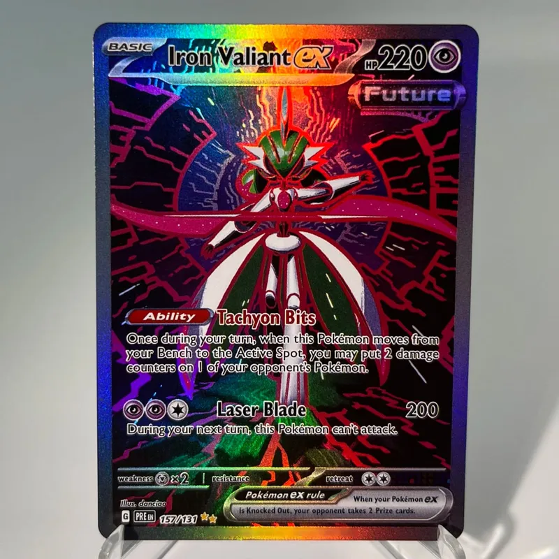 Kad PKM Prismatic Evolutions PTCG5-A GX Rainbow Umbreon Sylveon Leafeon ex Rare Collection Battle Toys Hadiah untuk Hobi — image 20