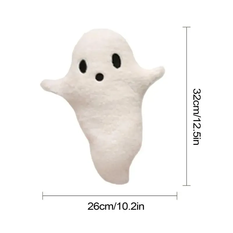 32 cm sød Halloween pude udstoppet spøgelsespude blød tegneserie spøgelsesdukke legetøj udstoppet plys Hjem Halloween dekorationer — image 7