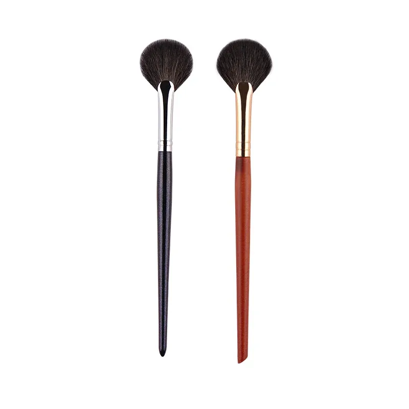 1 kus Malé vějířové štětce na make-up Zvýrazňovač Nosní stíny Štětec na make-up Tvářenka na kontury nádherné kosmetické nástroje Kozí srst — image 11