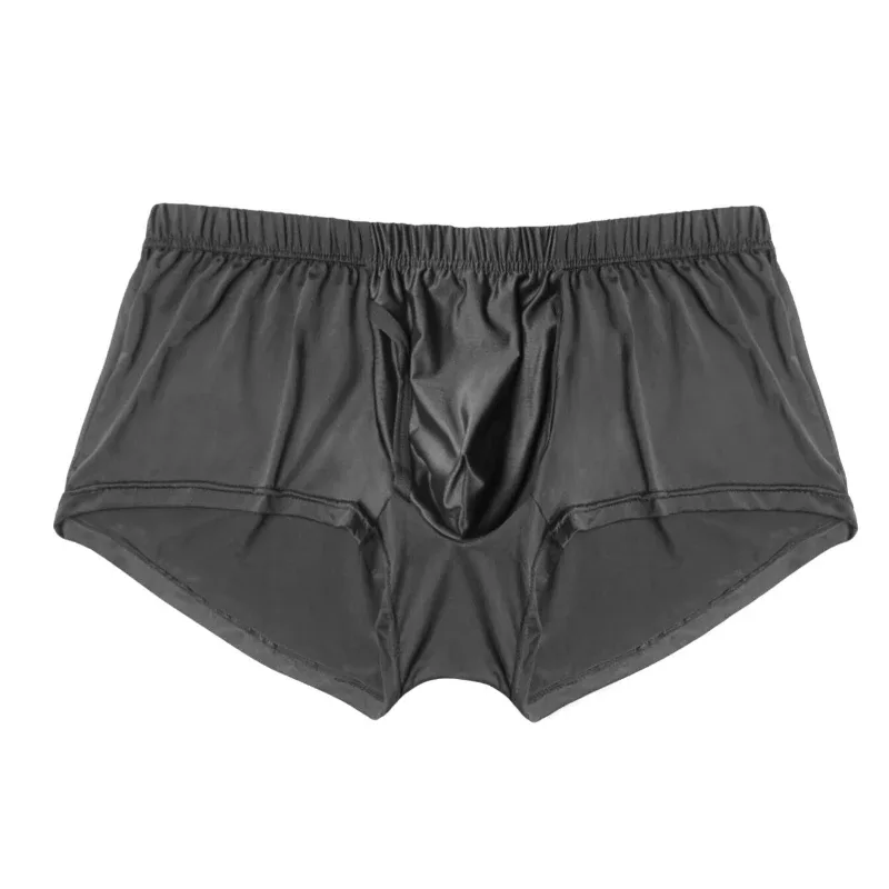 Boxer ample tissé glacé pour hommes, sous-vêtements multicolores respirants et extensibles pour dormir à la maison, vêtements de salon décontractés quotidiens — image 8