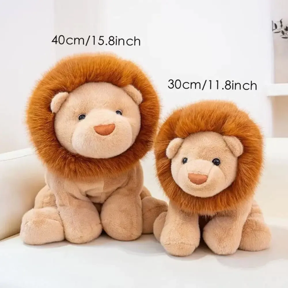 Creative Gift Soft Lion Stuffed Animal Plush Pillow Emotional Support Cute Plush Toy 15.8inch Stuffed Toys — image 6