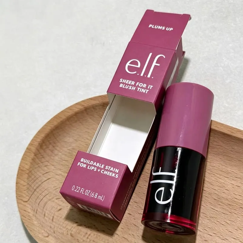Elf Celebrity Limited Co-branded Double-ended Smooth Lip Liner Peptide Lipstick Lip Balm Liquid Blush Let-at påføre Blush Stick