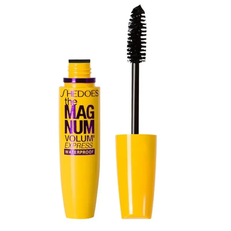 Mascara à boucles et allongeant imperméable, naturel, longue durée, sans bavures, brillant à cils banane jaune, 10ML — image 4